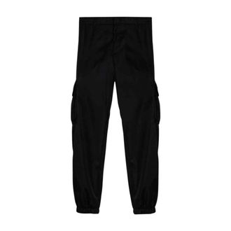 Prada Slim-fit Trousers, male, Black, M, Re-Nylon Trousers