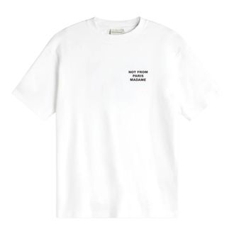 Dr&ocirc;le de Monsieur Heren, Tops, Wit, Maat: XL Katoen