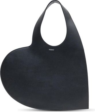 Coperni Heart Tote - Dames - Schoudertassen - Zwart - ONE Size - Leer - Tassen