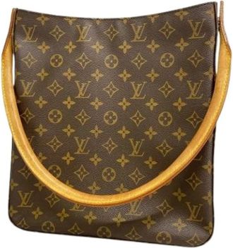 Louis Vuitton Pre-owned Shoulder Bags, female, Brown, Size: ONE SIZE Pre-owned Looping GM Shoulder Bag