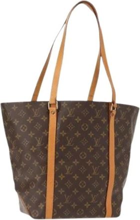 Louis Vuitton Pre-owned Tote Bags, female, Brown, Size: ONE SIZE Pre-owned Canvas Tote Bag