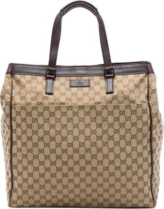 Gucci Pre-owned Gucci GG Canvas Tote Unisex 919ZUY53NRGD09LR