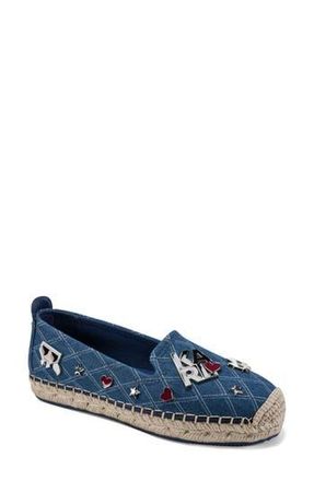 Karl Lagerfeld Malvie Espadrille Flat in Blue at Nordstrom Rack, Size 6.5