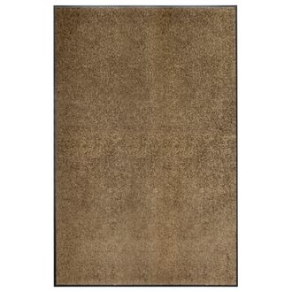 vidaXL Felpudo Lavable Marr&oacute;n 120x180 Cm Vidaxl