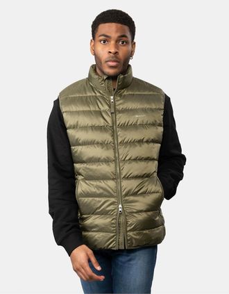 GANT Mens GANT Mens Light Down Gilet - 301 Racing Green - Size: 42/Regular