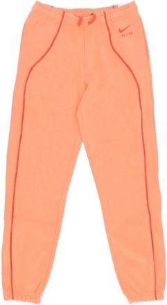 Nike Fleece Trainingsbroek - Dames - Trainingsbroeken - Oranje - L - Katoen - Fitness