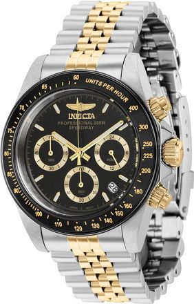 Invicta Speedway Chronograph Quartz Black Dial Mens Watch 36739
