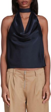 Avec Les Filles Long Tie Halter Top
