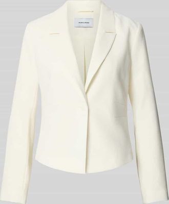 More & More More & More Blazer aus Viskose-Mix mit Reverskragen in Offwhite, Gr&ouml;&szlig;e 34