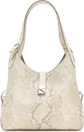 Kate Spade New York Deco Snake Embossed Leather Crossbody Tote Cross Body Handbags Neutral