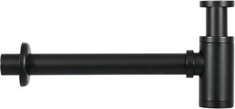 Differnz Mix design sifon 5/4 met muurbuis en rozet mat zwart