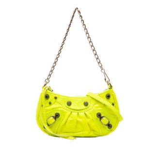 Balenciaga Pre-owned Balenciaga Mini Lambskin Motocross Le Cagole Satchel Ladies PODFW1F6DVJEI7US