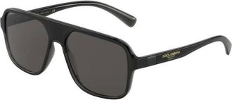 Dolce & Gabbana unisex, Accessoires, Grijs, Maat: 57 MM