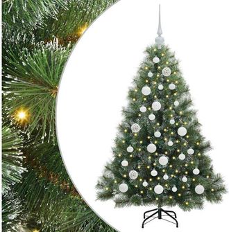 vidaXL &Aacute;rbol De Navidad Artificial Con 150 Led Verde 120 Cm Pe Y Pvc Vidaxl