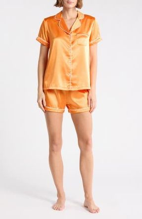Tart Dixie Satin Shorts Pajamas in Turmeric at Nordstrom Rack, Size X-Large