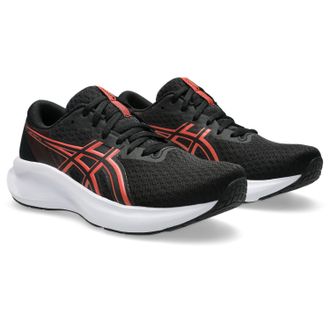 Asics Laufschuh ASICS PATRIOT 14, Damen, Gr. 37,5, schwarz (schwarz, schwarz pink clay), Textil, Schuhe Laufschuh