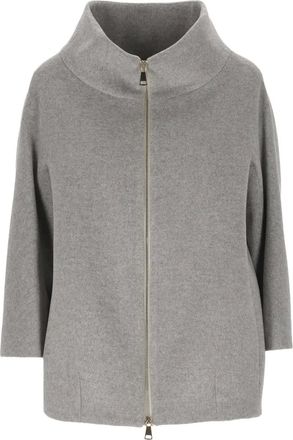 Chiara Ferragni Cappotto con zip - Grigio