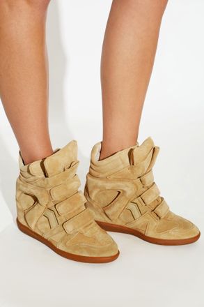 Isabel Marant Wedge Sneakers Bekett, Womens, Beige