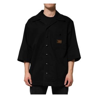 Dolce & Gabbana Heren, Overhemden, Zwart, Maat: 3XL