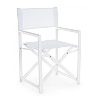 OEM Silla De Director Taylor Blanca Bizzotto Garden Plegable Casa