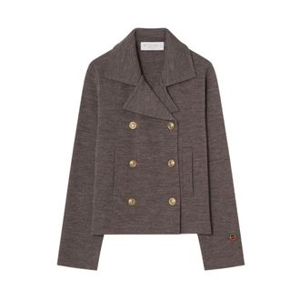 Busnel Chaqueta de Lana Tejida Indra - Jackets - Mujer - Marr&oacute;n - 2XL