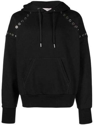 パーカー・フーディ Alexander Mcqueen Relaxed-Fit Black Cotton Hoodie Alexander McQueen Relaxed-Fit Black Cotton Hoodie Black