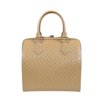 Louis Vuitton Pre-owned Handbags, female, Beige, Size: ONE SIZE Pre-owned Speedy Cube MM Handbag
