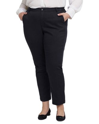 NYDJ Plus Sadie Black Slim Jean