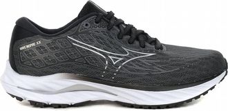 Mizuno Mens Wave Inspire 20 Running Shoes In Ebony/white