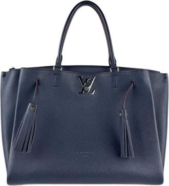 Louis Vuitton Pre-owned Handbags, female, Blue, Size: ONE SIZE Pre-owned Vintage Handbag