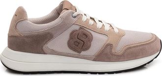 HUGO BOSS Sneaker in runningstijl - Heren - Sneakers - Beige - 41 EU - Schoenen