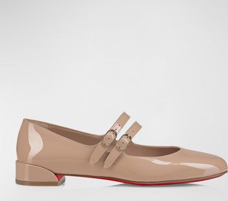 Christian Louboutin Sweet Jane Patent Ballerina Flats