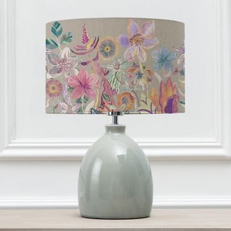 Voyage Maison Leura Table Lamp With Primrose Eva Lampshade