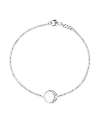 David Morris 18K white gold Fortuna diamond bracelet - Silver