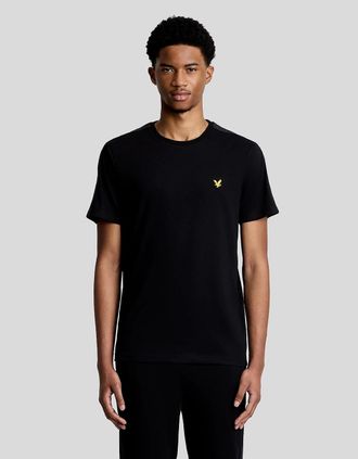 Lyle & Scott Lyle And Scott Mens Sports Jacquard Tape T-Shirt - Black - Size: 34