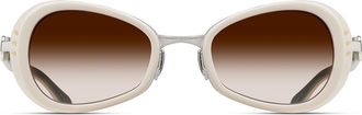 Matsuda 10616H MW-PW Mens Sunglasses White Size 49