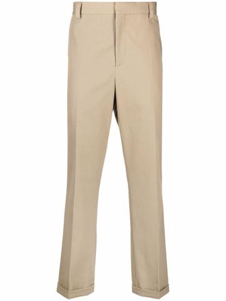 Nanushka straight-leg tailored trousers - men - Fabric - M - Neutrals
