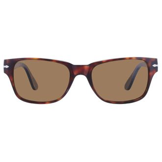 Persol Polarized Brown Rectangular Mens Sunglasses PO3288S 24/57 55
