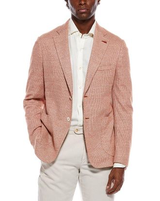 Isaia Linen-Blend Jacket