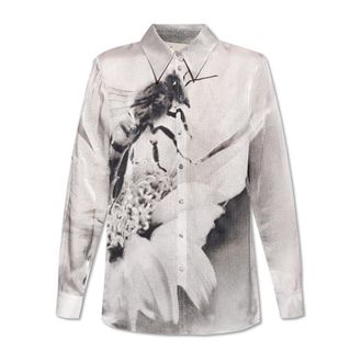 Tory Burch Dames, Blouses & Shirts, Grijs, Maat: XS Viscose