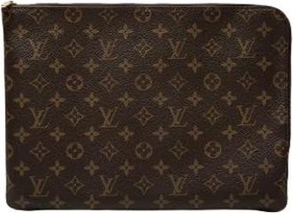 Louis Vuitton Pre-owned Etui Voyage MM - Dames - Vintage Clutch - Bruin - ONE Size - Vintage