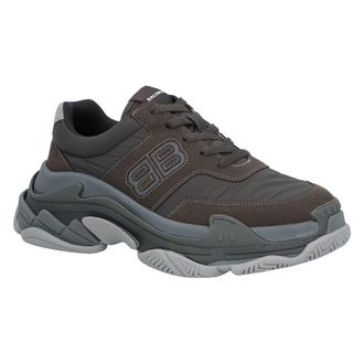 Balenciaga Mens Triple S Dark Grey Mix Nylon - Size EU 42