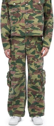 AlphaStyle Malaga Cargo Pants in Green at Nordstrom, Size Xx-Large