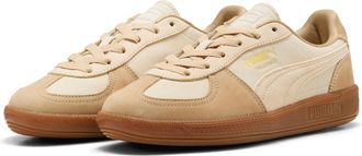 Puma Sneaker PUMA PALERMO LUX WNS, Damen, Gr. 38,5, alpine snow, canvas, gum, Leder, mehrfarbig, Schuhe Sneaker, f&uuml;r sportlichen Stil im Alltag, mit Gummil