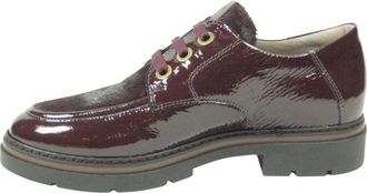 DL Sport 7249 Veterschoen - Dames - Veterschoenen - Rood - 39 EU - Leer - Schoenen