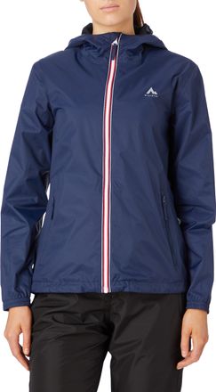 McKinley Regenjacke MCKINLEY Regenjacke Kereol III wms, Damen, Gr. 36, blau (navy schwarz), Web, Obermaterial: 100% Polyester, unifarben mit Farbeinsatz, hoch 