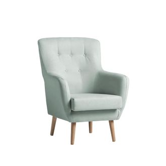 Klast Sill&oacute;n de lectura de poli&eacute;ster menta 73 cm x 100 cm