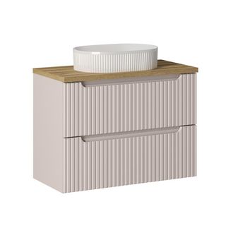 Petits Meubles Mueble lavabo 2 cajones estratificado 80.4cm