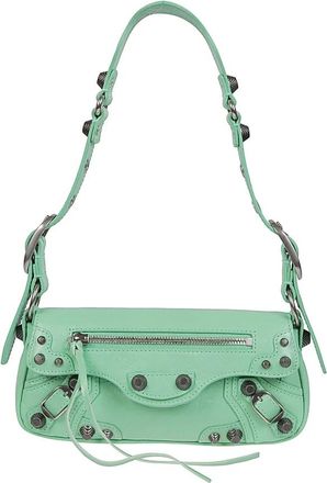 Balenciaga Le Cagole XS leren schoudertas - Dames - Schoudertassen - Groen - ONE Size - Leer - Tassen