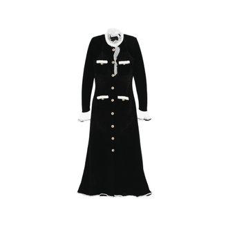 Self Portrait Lace-trim Midi Dress